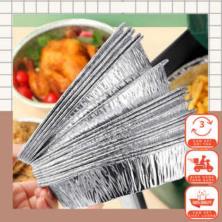 Combo 50 Chiếc Khay Bạc 22cm lót nồi chiên không dầu