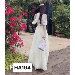 ĐẦM YẾM RỚT VAI PHỐI REN XINH