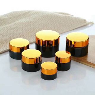 Lọ Thủy Tinh Nâu 50g Chiết Kem