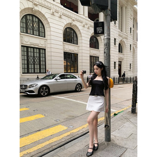 ( ORDER ) Set Lụa Satin Áo 2 Dây Phối Ren & Chân Váy Ngắn