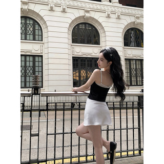 ( ORDER ) Set Lụa Satin Áo 2 Dây Phối Ren & Chân Váy Ngắn