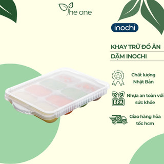 Khay trữa đồ ăn dặm cho em bé, khay chia khăn, nắp trượt, xếp chồng được, chịu nhiệt, nhựa nguyên sinh an toàn sức khỏe