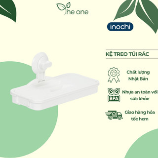 Kệ treo túi rác inochi Hiro, có miếng dán tường, chịu lực 3kg, nhựa nguyên sinh cao cấp