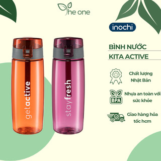 Bình đựng nước KITA ACTIVE 500 700ml, thể thao, gym, học sinh, nắp bật tiện lợi