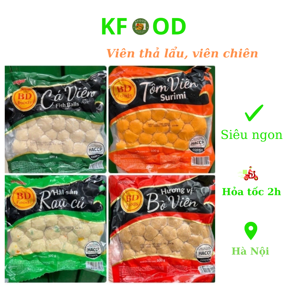👉Viên thả lẩu, viên chiên BD food