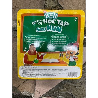 Bộ dụng cụ học tập kun ( màu ngẫu nhiên hàng khuyến mãi)