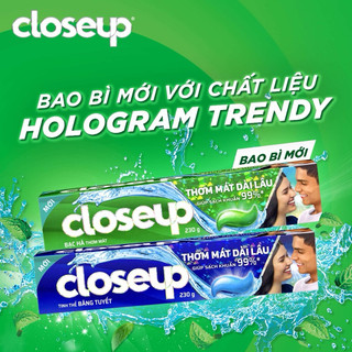 Kem đánh răng CloseUp Pha Lê Tuyết 230g