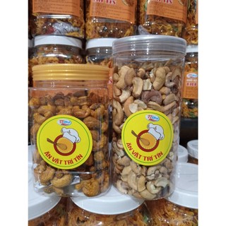 Compo 500g điều bể rang muối, 500g điều tỏi ớt
