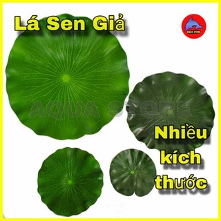 Lá sen giả - trang trí hồ cá tiểu cảnh