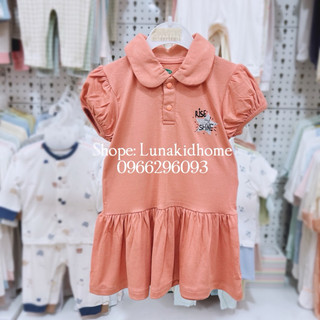 [UALAROGO]-Váy cho bé gái chính hãng vải peptit mềm mịn (1Y đến 5Y)
