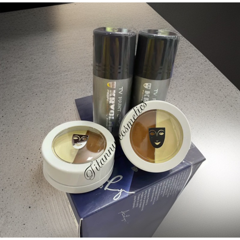Tạo Khối Sáng Tối Kryolan Dạng Chiết Trang Điểm Tiện Dụng Tone 00 và 08