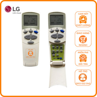 Điều khiển điều hoà - máy lạnh LG (6 nút-nắp cài)