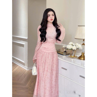 Sét váy hoa hồng tiểu thư
