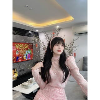 Sét váy hoa hồng tiểu thư