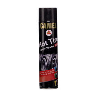 Chai xịt Bóng lốp Hot Tire Camel 650ml, Bình xịt dưỡng lốp Ô tô, Xe máy
