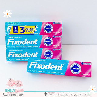Keo dán răng giả Fixodent Original 68g Mỹ