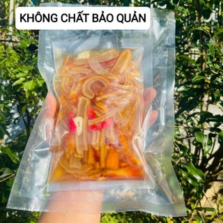 Da trâu muối chua, ngâm mắm tỏi (túi 500gr) đặc sản Tây Bắc