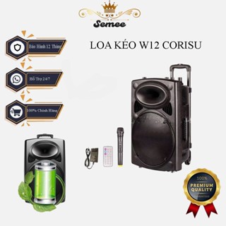 Loa Kéo Bass 30 W12 Corisu Công Suất Lớn, Dễ Dàng Kết Nối Bluetooth, USB, Thẻ Nhớ, Điều Khiển Xa