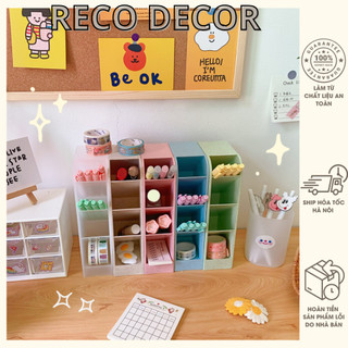 Kệ 4 Ngăn Đựng Bút Và Đồ Dùng Để Bàn Decor Bàn Học