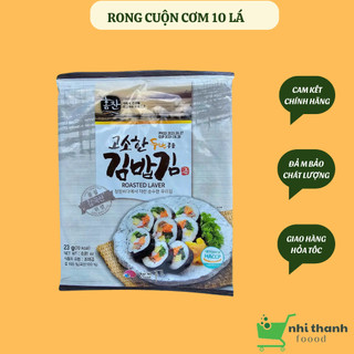 Lá rong biển cuộn cơm hàn quốc gói 10 lá _Nhithanhfooof