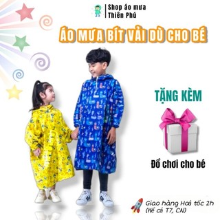 Áo Mưa Cho Bé 2 3 6 7 8 10 tuổi giá sỉ, dây kéo khoá hoặc bít kín,Vải dù cao cấp hoạt hình siêu nhân