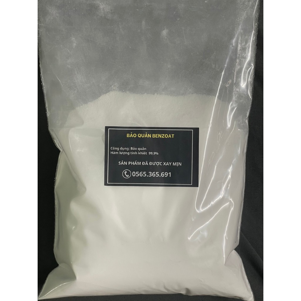 Natri benzoat phụ gia thực phẩm (tinh khiết) 500gr