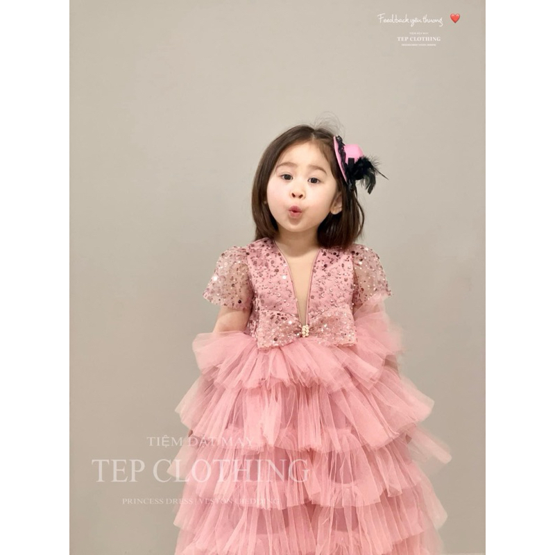 𝐆𝐄𝐌 V23 Đầm Công Chúa Thiết Kế Bé Gái By Tep Clothing