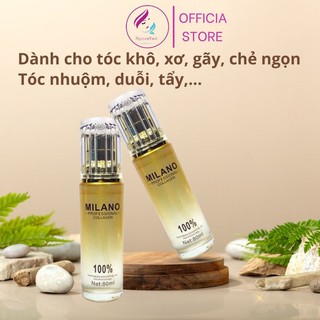 Tinh dầu dưỡng tóc Milano Collagen Hair Meek Essential Oil phục hồi hư tổn tóc 80ml
