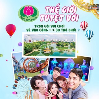 HCM [E-Voucher] Đầm Sen khô Vé Trọn Gói Vào Cổng + Hơn 30 Trò Chơi Hấp Dẫn - Áp dụng cả Lễ không phụ