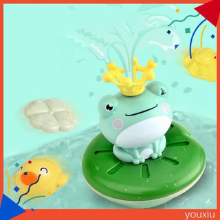Ếch xanh đồ chơi nhà tắm xoay phun nước 4 kiểu