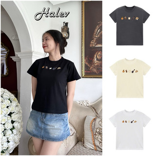 Áo Baby Tee in hình 5 chi tiết dễ thương 100% Cotton 240Gsm