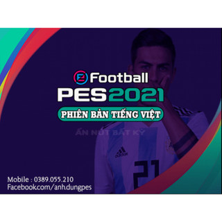Đĩa game PES 21 tiếng Việt (thể thao) cho máy game PS2