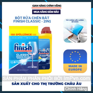 Bột rửa chén bát Finish Classic - Bột rửa bát Alio Compact - ImP - ImPvn