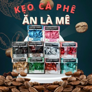 Kẹo cà phê coffee candy pamiriter hộp 70g nhiều vị