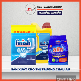 Bột rửa chén bát Finish Classic - Bột rửa bát Alio Compact dành cho máy rửa chén bát  - ImP