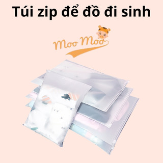 Túi zip đựng quần áo, túi zip đựng đồ đi sinh, đi du lịch, cất giữ đồ