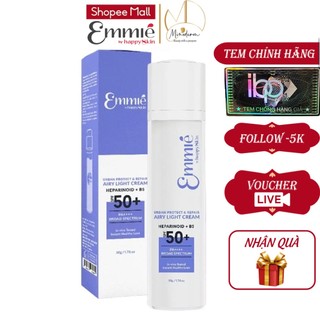 Kem Chống Nắng Phục Hồi Emmié by Happy Skin Urban Protect & Repair Airy Light Cream SPF50+ PA++++ Cho Mọi Loại Da 50ml