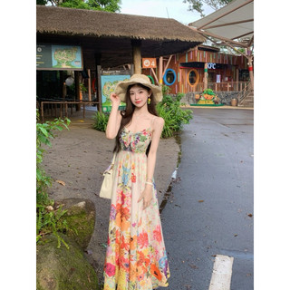 Váy hoa tiểu thư nhiệt đới 💮 ZhangBoZhi