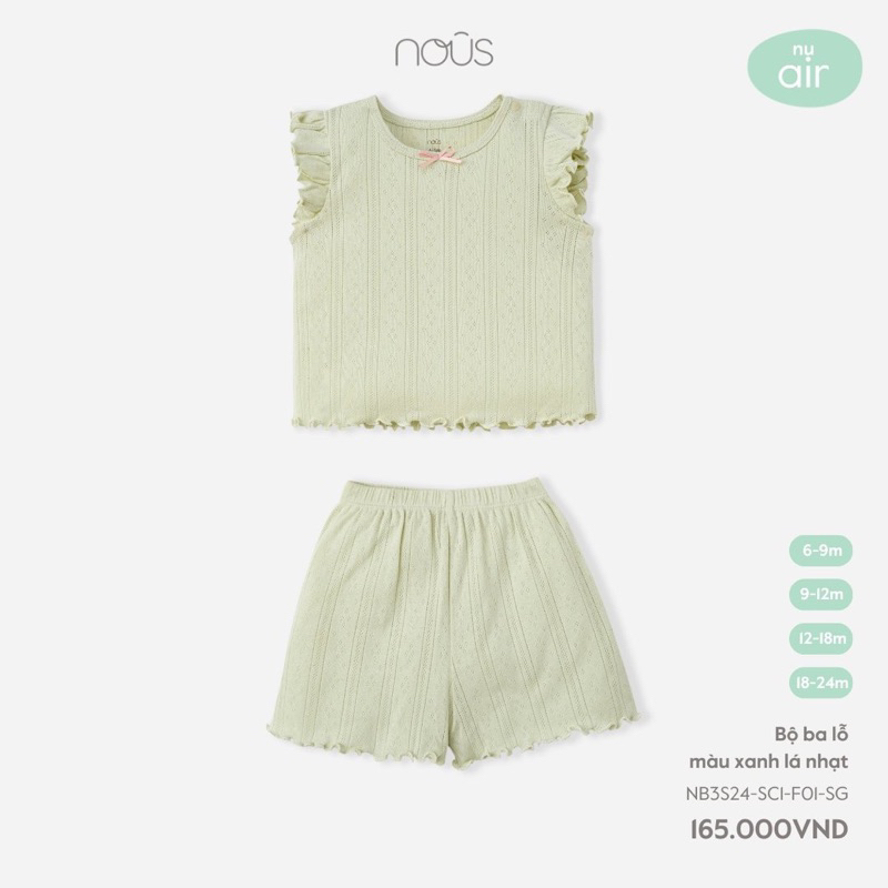 Bộ Nous ba lỗ in hình