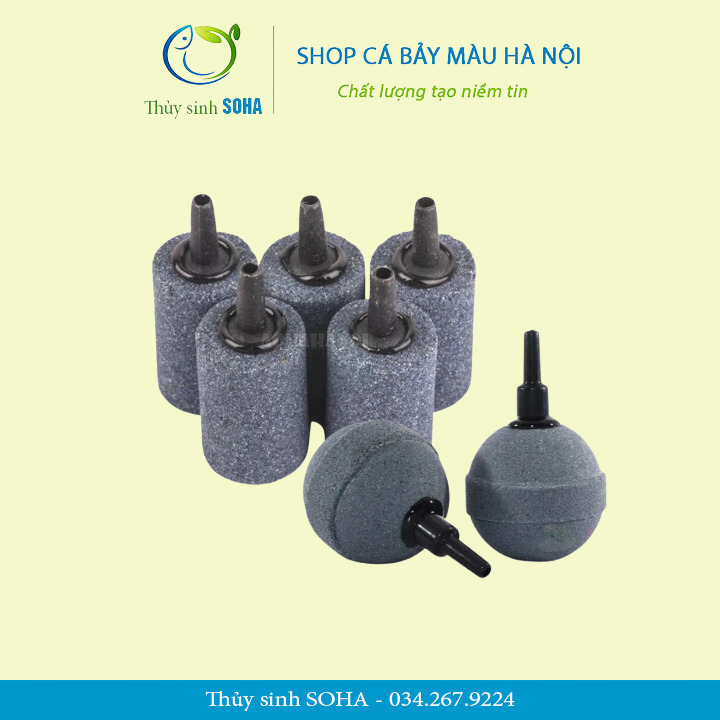 Đá sủi khí oxy | Quả sủi oxy bể cá cảnh