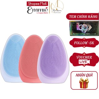 Máy Rửa Mặt Emmié Premium Facial Cleansing Brush thiết kế vi mô thoáng khí, 7 chế độ rung cho mọi loại da