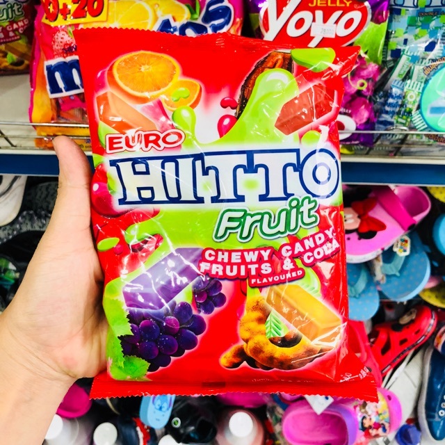 [BỊCH 300G]Kẹo Mềm TRÁI CÂY HITTO Thái Lan 300g 100 Viên