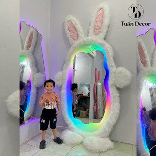 Gương Tuấn Tú Decor Chú Thỏ Cao Cấp