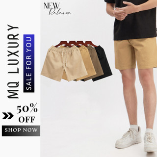 Quần Short Kaki SH2 Quần Short Kaki Nam Basic Cạp Chun Dễ Mặc Phối Đồ MQ LUXURY