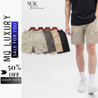Quần Short Kaki Túi Hộp SH3 Chất Liệu Kaki Mềm Đẹp Khỏe Khoắn MQ LUXURY