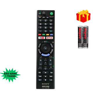 Remote điều khiển tivi sony mã 14 rmf-tx300e, điều khiển tv sony smart - tặng kèm pin