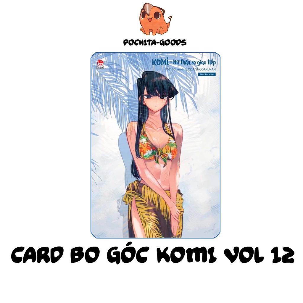 Card Bo Góc Komi - Nữ Thần Sợ Giao Tiếp T12 - Quà Tặng Kèm NXB Kim Đồng