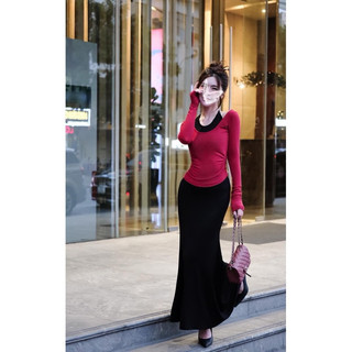 Sét đầm đuôi cá và áo tay dài