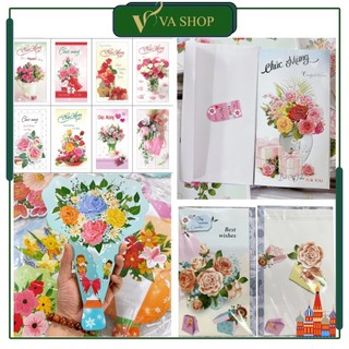 Thiệp chúc mừng, thiệp 20/10, thiệp 20/11, thiệp 8/3, thiệp sinh nhật - 01 cái