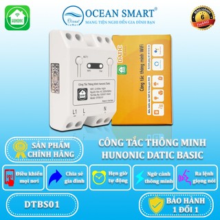 Công tắc thông minh, công tắc wifi giá rẻ hunonic datic basic - dtbs01